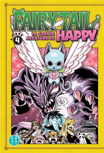 Couverture du livre « Fairy Tail - la grande aventure de Happy Tome 4 » de Kenshiro Sakamoto aux éditions Nobi Nobi