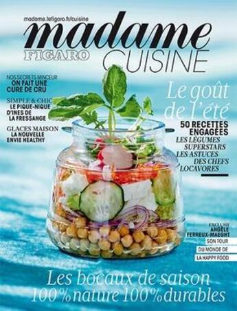 Couverture du livre « Madame figaro cuisine 5 » de Madame Figaro aux éditions Societe Du Figaro