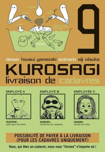 Couverture du livre « Kurosagi ; livraison de cadavres Tome 9 » de Eiji Otsuka et Housui Yamazaki aux éditions Pika