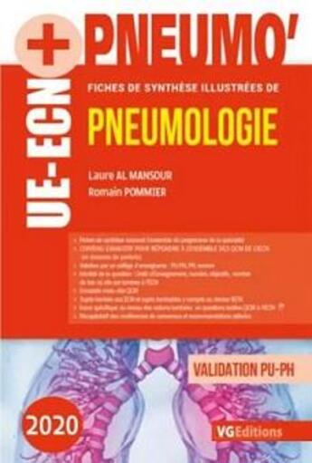 Couverture du livre « UE ECN +PNEUMOLOGIE 3 » de Laure Al Mansour aux éditions Vernazobres Grego