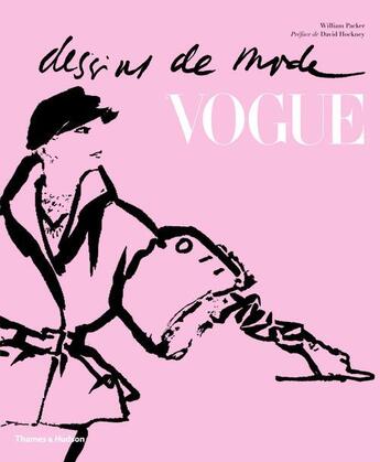 Couverture du livre « Dessins de mode Vogue » de William Packer aux éditions Thames And Hudson