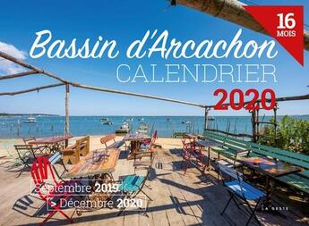 Couverture du livre « Calendrier 2020 ; bassin d'Arcachon » de  aux éditions Geste