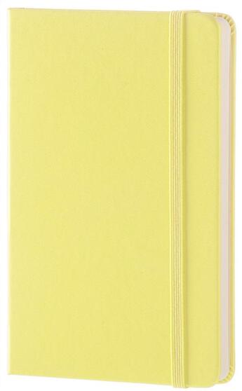 Couverture du livre « Carnet ligné poche rigide citron » de  aux éditions Moleskine