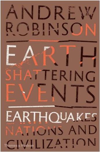 Couverture du livre « Earth-shattering events » de  aux éditions Thames & Hudson