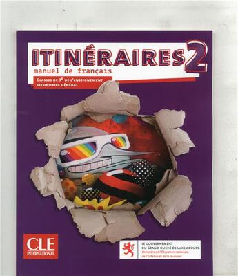 Couverture du livre « ECHO ; itinéraire niveau B2 pour le Luxembourg » de  aux éditions Cle International