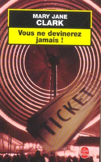 Couverture du livre « Vous ne devinerez jamais ! » de Mary Jane Clark aux éditions Le Livre De Poche