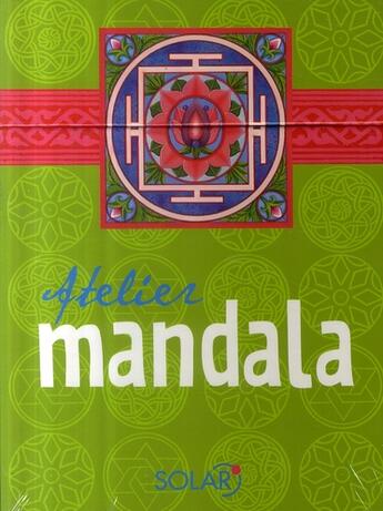 Couverture du livre « Atelier mandala ; coffret » de  aux éditions Solar