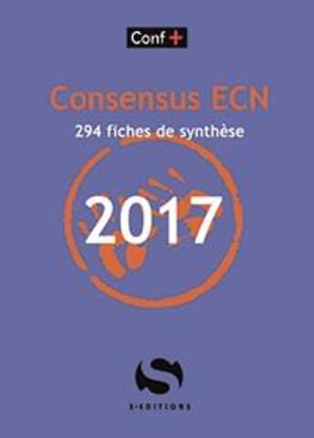 Couverture du livre « Consensus ECN ; 294 fiches de synthèes » de  aux éditions Medxls