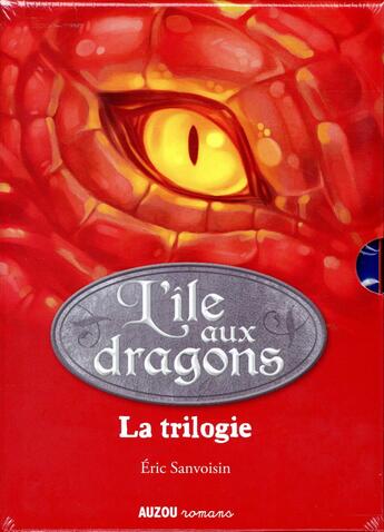 Couverture du livre « La saga des dragons - cycle 2 : l'île aux dragons : coffret Tomes 1 à 3 » de Eric Sanvoisin et Jeremie Fleury aux éditions Auzou