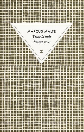 Couverture du livre « Toute la nuit devant nous » de Marcus Malte aux éditions Zulma