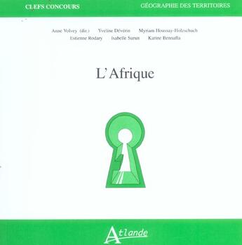 Couverture du livre « L'afrique » de Houssay/Volvey aux éditions Atlande Editions