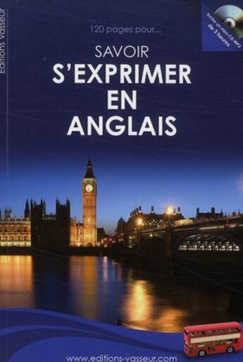 Couverture du livre « Savoir s'exprimer en anglais » de Vasseur aux éditions Jean-pierre Vasseur