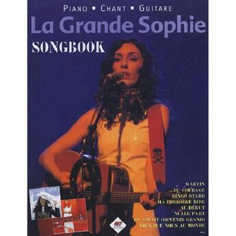 Couverture du livre « La grande sophie song book » de  aux éditions Hit Diffusion