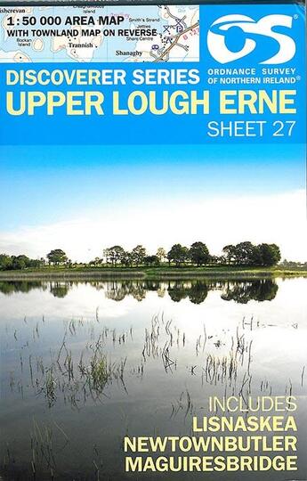 Couverture du livre « Upper lough erne » de  aux éditions Ordnance Survey