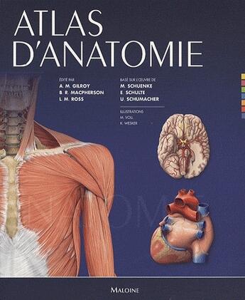 Couverture du livre « Atlas d'anatomie » de Macphe Gilroy A. M. aux éditions Maloine