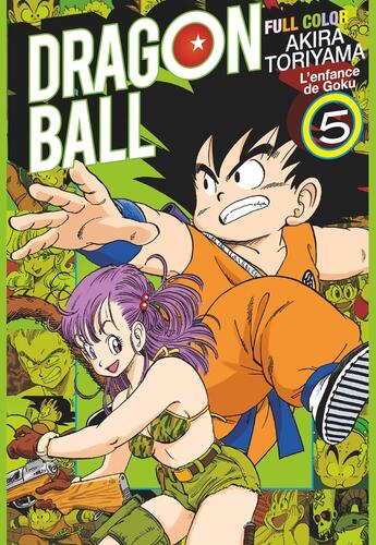 Couverture du livre « Dragon Ball - Full color Tome 5 : L'enfance de Goku » de Akira Toriyama aux éditions Glenat