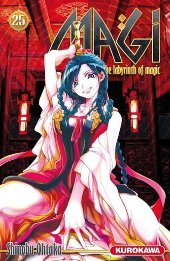 Couverture du livre « Magi, the labyrinth of magic Tome 25 » de Shinobu Ohtaka aux éditions Kurokawa