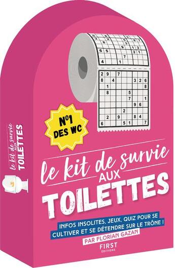 Couverture du livre « Kit de survie aux toilettes (5e édition) » de  aux éditions First