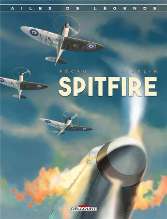 Couverture du livre « Ailes de légende Tome 1 : Spitfire » de Christophe Gibelin et Jean-Pierre Pecau aux éditions Delcourt