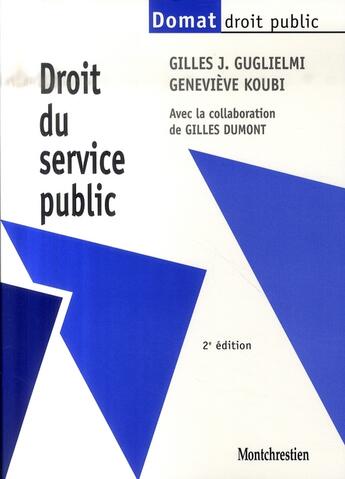 Couverture du livre « Droit du service public (2e édition) » de Guglielmi/Koubi aux éditions Lgdj