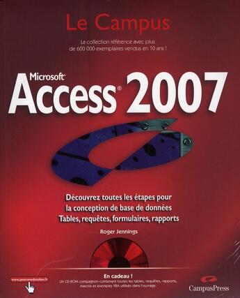 Couverture du livre « Access 2007 le campus » de Roger Jennings aux éditions Pearson