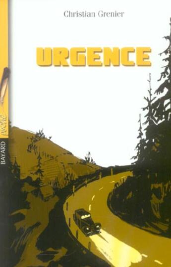 Couverture du livre « Urgence » de Christian Grenier aux éditions Bayard Jeunesse