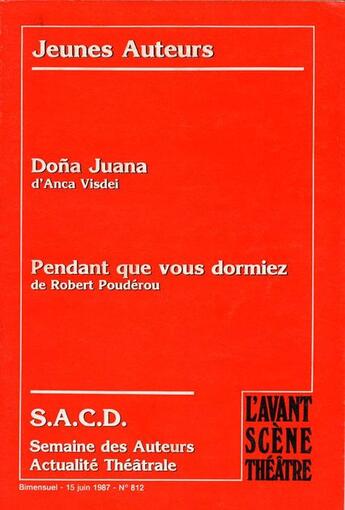 Couverture du livre « Donajuana » de Anca Visdei aux éditions Avant-scene Theatre