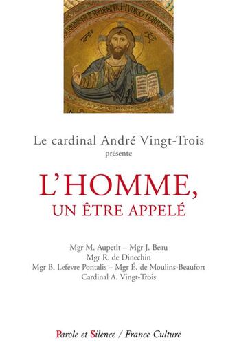 Couverture du livre « L'homme, un être appelé » de  aux éditions Parole Et Silence