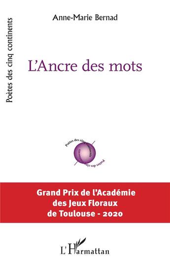 Couverture du livre « L'ancre des mots » de Anne-Marie Bernad aux éditions L'harmattan