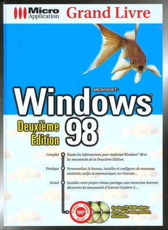 Couverture du livre « Windows 98 » de Helmut Vonhoegen et Andres Maslo et Pia Malso aux éditions Micro Application