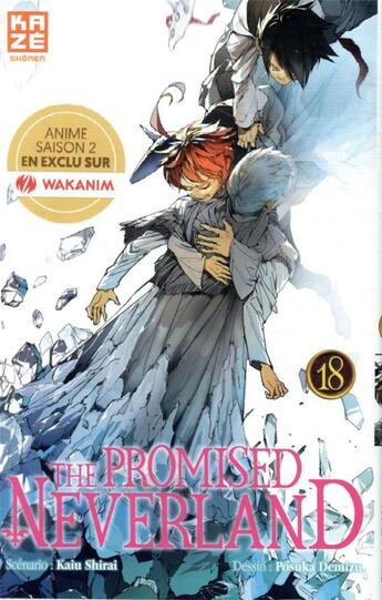 Couverture du livre « The promised Neverland Tome 18 » de Posuka Demizu et Kaiu Shirai aux éditions Crunchyroll