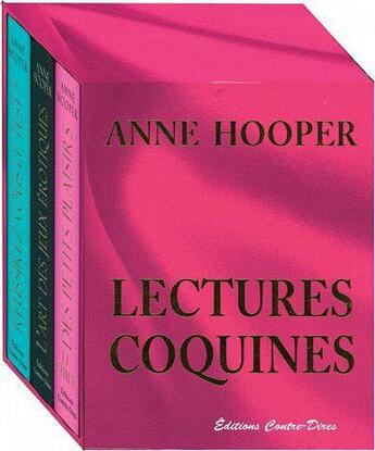 Couverture du livre « Lectures coquines ; coffret » de Anne Hooper aux éditions Contre-dires