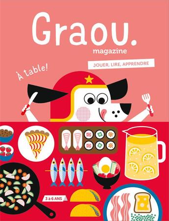 Couverture du livre « Magazine graou n 8 - a table ! » de Collectif/Gwe My Nam aux éditions Maison Georges