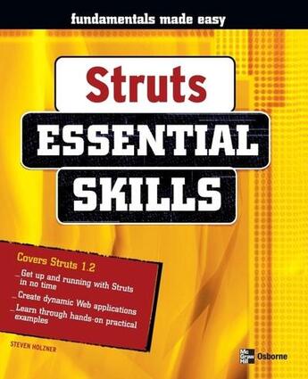 Couverture du livre « Struts - essential skills » de Steven Holzner aux éditions Mcgraw-hill Education