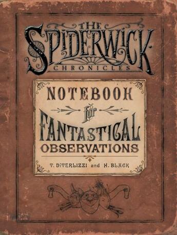 Couverture du livre « Notebook for Fantastical Observations » de Tony Di Terlizzi aux éditions Simon & Schuster Books For Young Readers