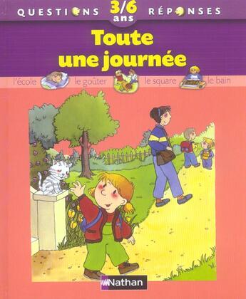 Couverture du livre « Toute une journee » de Vandewiele aux éditions Nathan