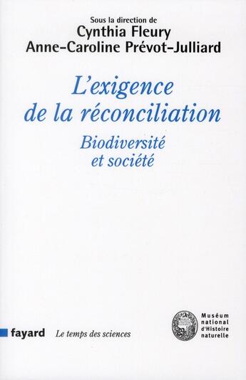 Couverture du livre « L'exigence de la réconciliation » de Cynthia Fleury aux éditions Fayard