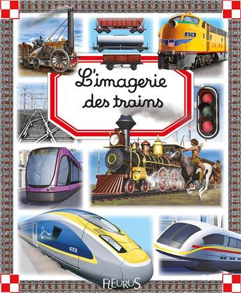 Couverture du livre « L'imagerie des trains » de Simon Beaumont aux éditions Fleurus