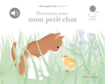 Couverture du livre « Berceuses pour mon petit chat » de Calfapietra Lucia aux éditions Didier Jeunesse