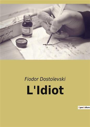 Couverture du livre « L idiot » de Fedor Dostoievski aux éditions Culturea