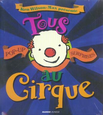 Couverture du livre « Tous au cirque » de  aux éditions Mango