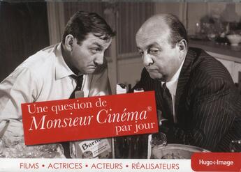 Couverture du livre « Une question de Monsieur cinéma par jour (édition 2013) » de  aux éditions Hugo Image