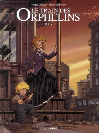 Couverture du livre « Le train des orphelins Tome 4 : Joey » de Philippe Charlot et Xavier Fourquemin et Scarlett Smulkowski aux éditions Bamboo