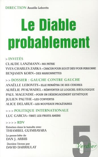 Couverture du livre « La gauche française » de  aux éditions Verdier