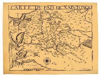 Couverture du livre « Pays de Saintonge en 1592 » de  aux éditions Antica