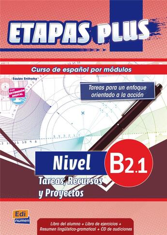 Couverture du livre « Etapas plus b2.1 ; libro del alumno » de Berta Sarralde Vizuete et Sonia Eusebio Hermira et Beatriz Coca Del Bosque et Elena Herrero Sanz et Ma Sagredo Jeronimo aux éditions Edinumen