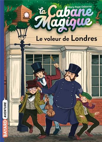 Couverture du livre « La cabane magique Tome 39 : le voleur de Londres » de Mary Pope Osborne aux éditions Bayard Jeunesse