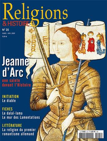 Couverture du livre « Religions et histoire N.25 ; Jeanne d'Arc » de Religions Et Hstoire aux éditions Religions Et Histoire