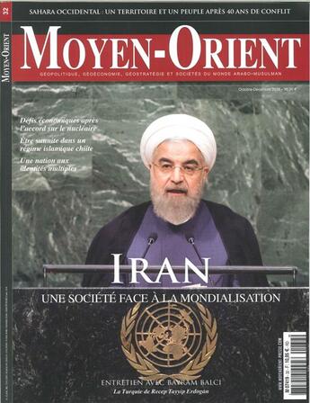 Couverture du livre « Moyen-orient n 32 iran octobre/decembre 2016 » de  aux éditions Moyen Orient