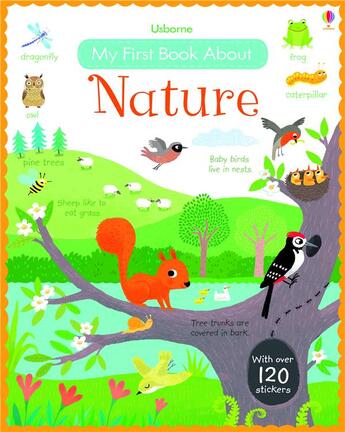 Couverture du livre « My first book about nature » de Felicity Brooks aux éditions Usborne